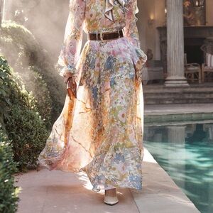 Zimmermann Super Eight silk blend maxi skirt 2 (US 6-8)